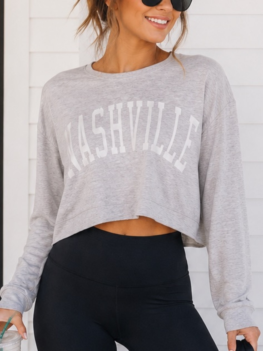 NASH Nashville Cropped Sweatshirt – S/M
